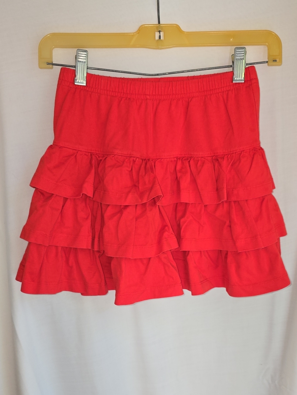 Hanna Andersson Orange/Red Tiered Ruffle Skirt